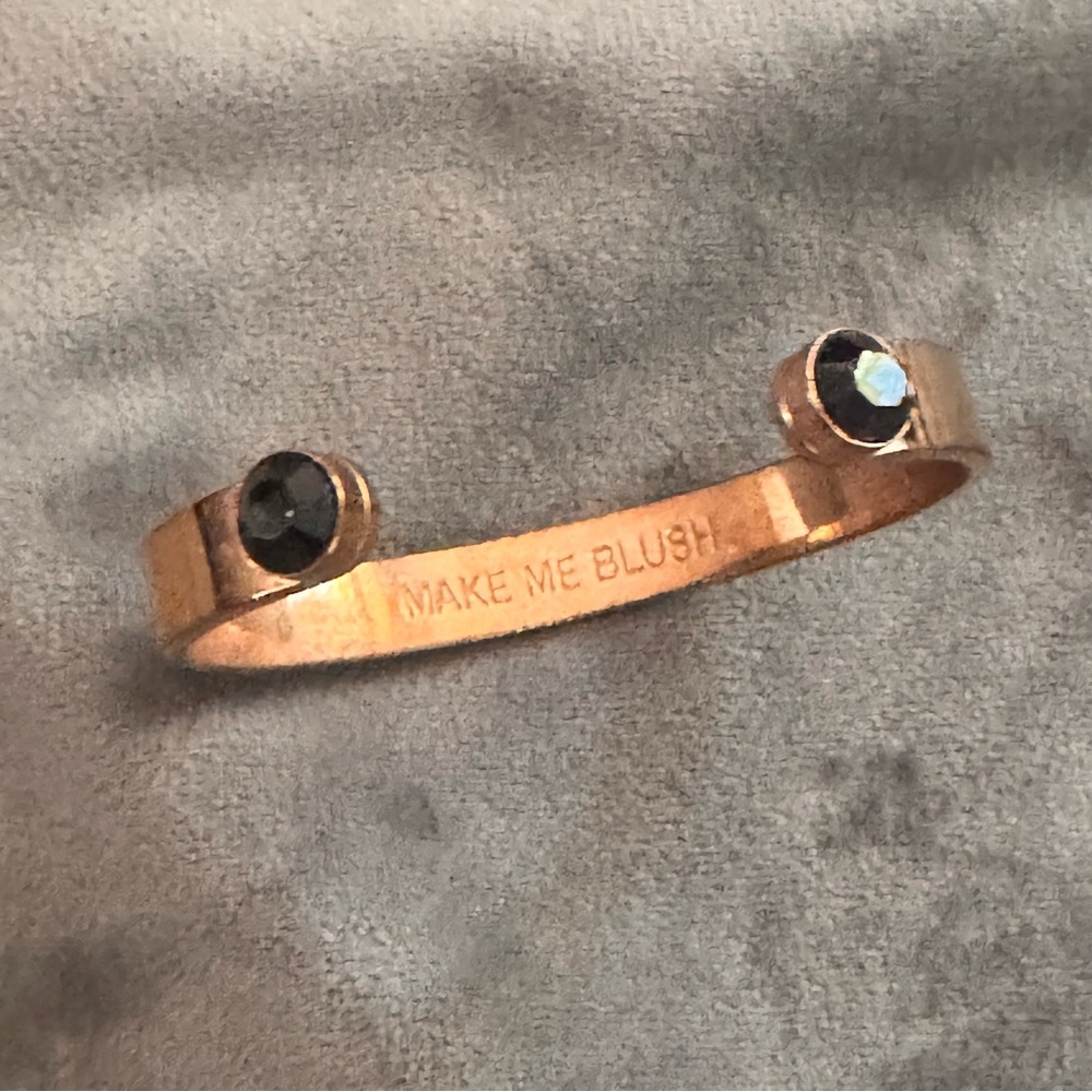 Kate Spade MAKE ME BLUSH cuff bracelet